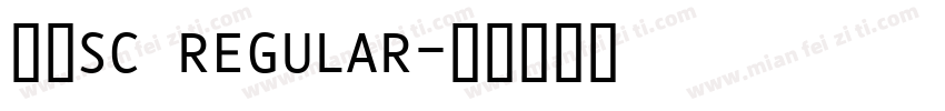 雅痞sc regular字体转换